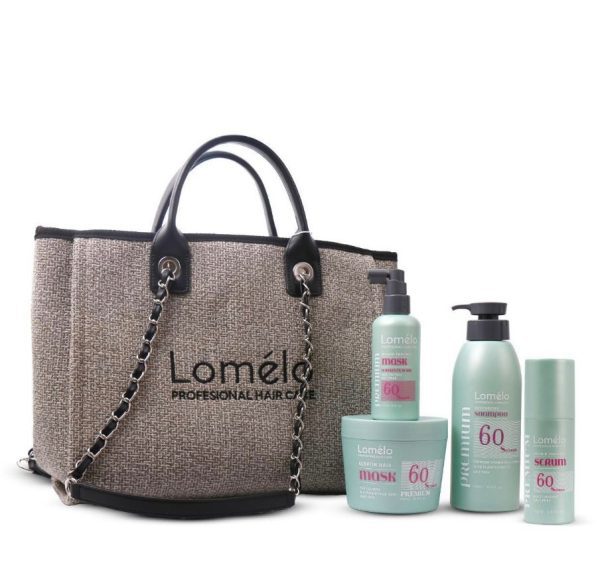 מארז טיפוח פרימיום לשיער מוחלק – LOMELO